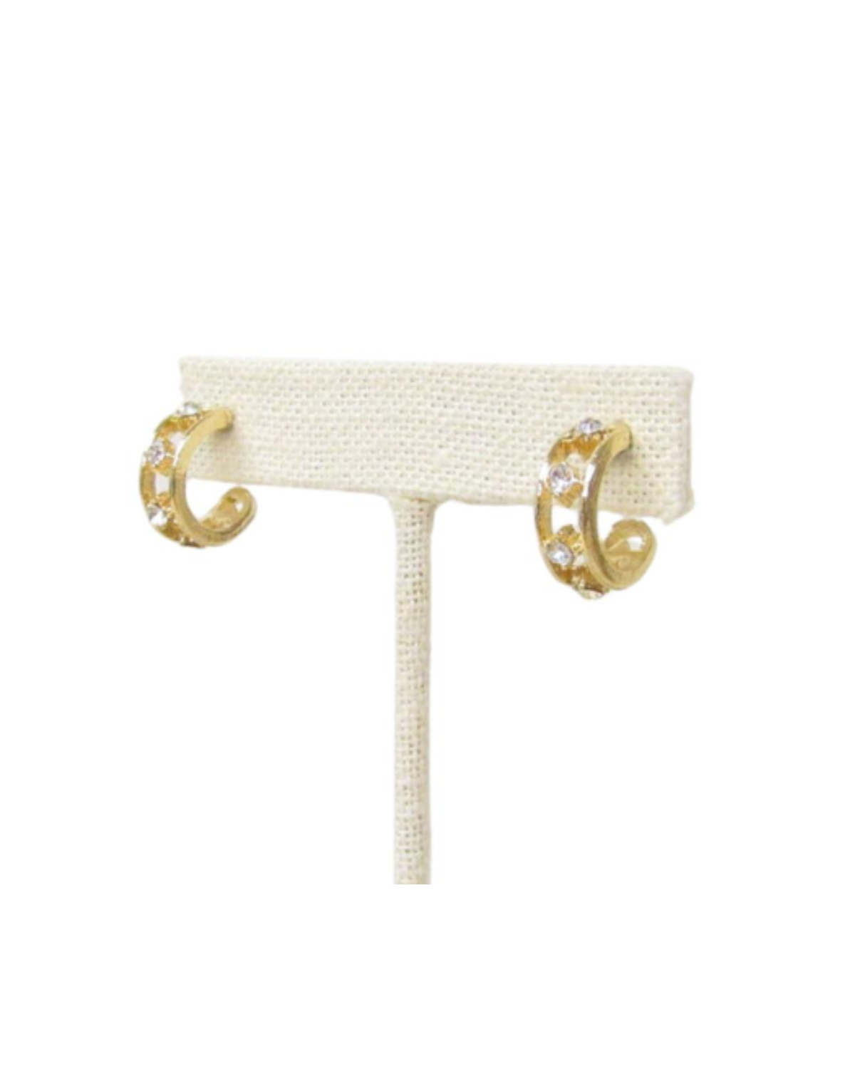 Starlight CZ Open Hoop Earrings