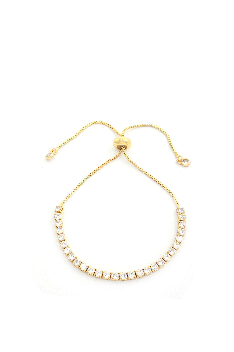 Rhinestone Adjustable Bracelet