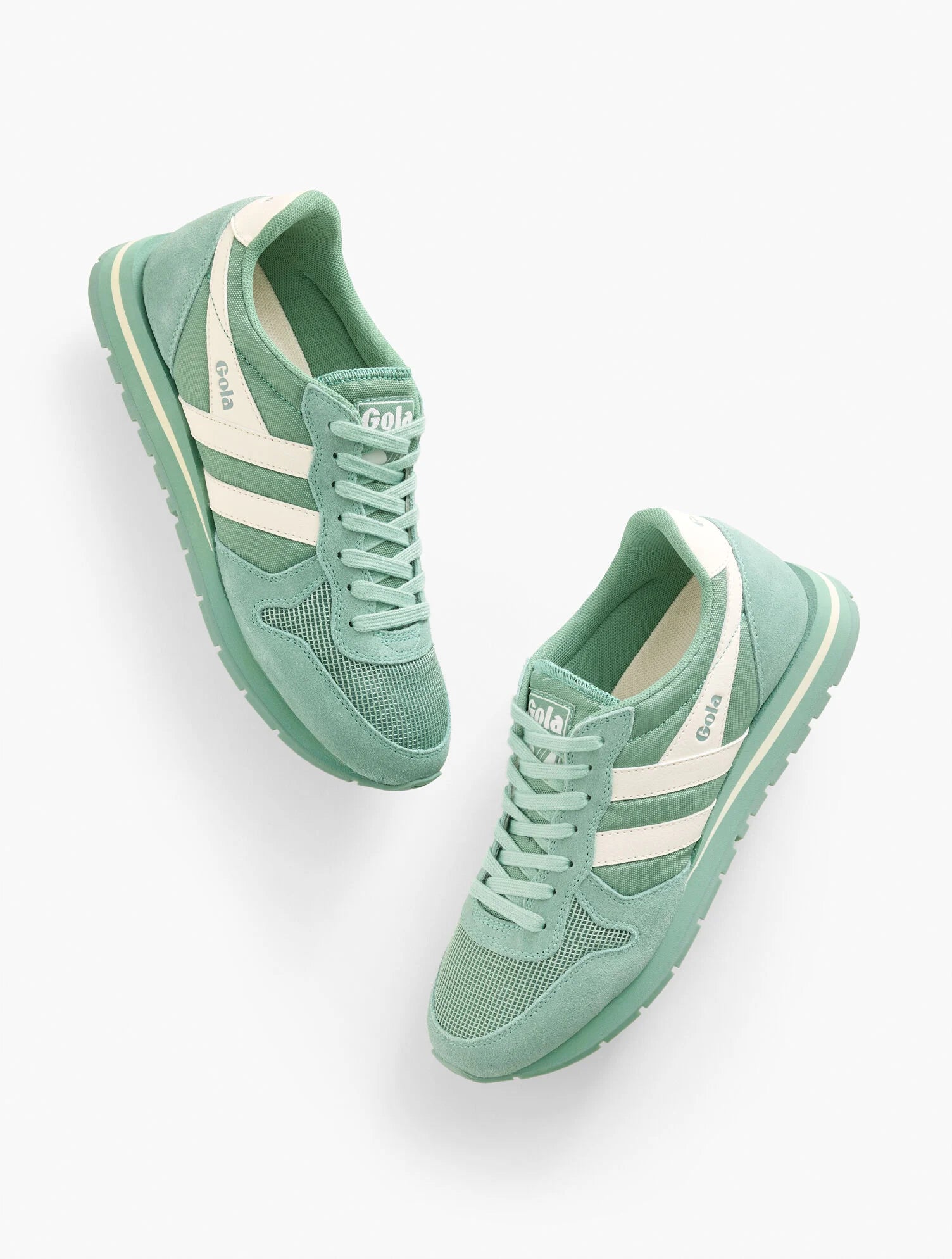 Daytona '88 Sneaker in Green Mist/Off White