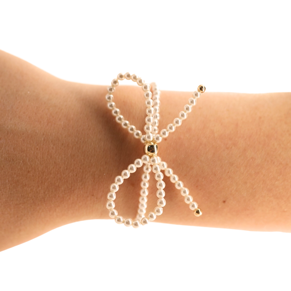 Pearl Bow Bracelet