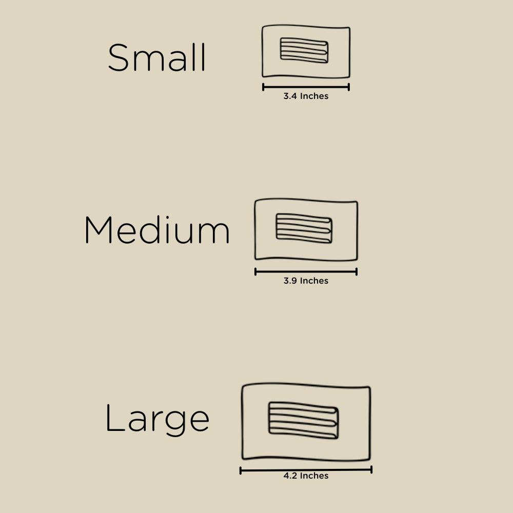 Flat Rectangle Hair Clip | Medium | Fir Real