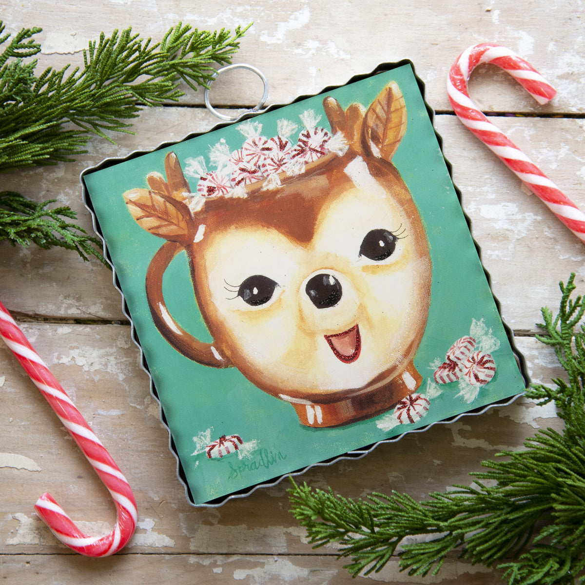 Mini Gallery Reindeer Mug Charm