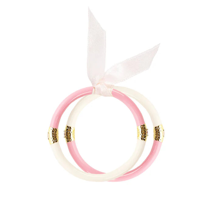 Pink/Ivory Yin & Yang All Season Bangle™ (ASB™) for Babies