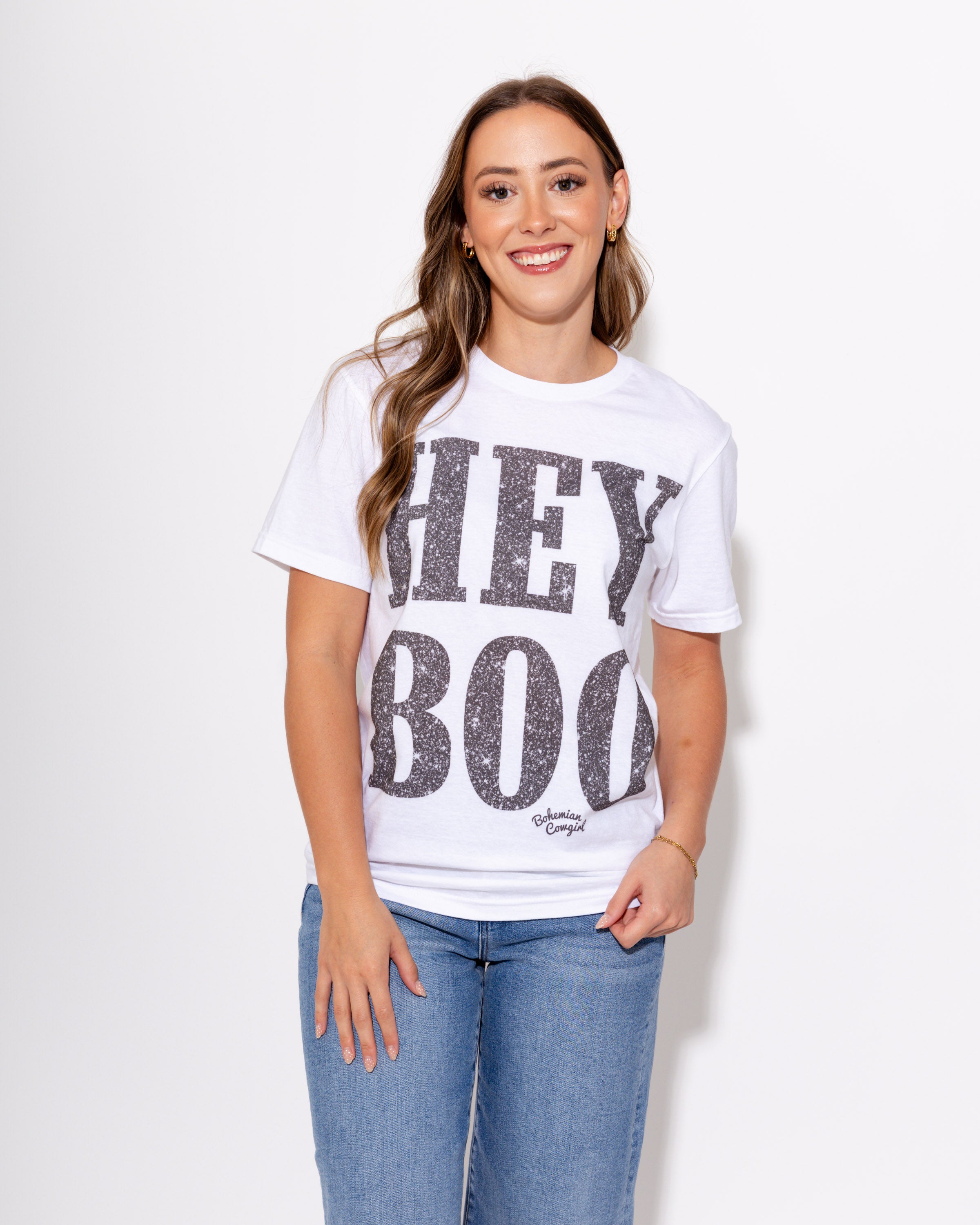 Hey Boo Graphic T-Shirt