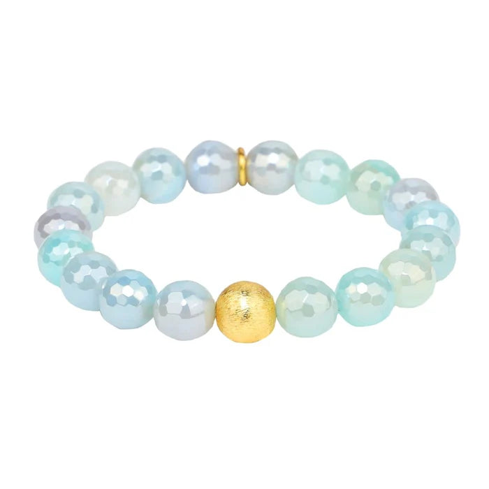 Melange Beaded Bracelet in Foam