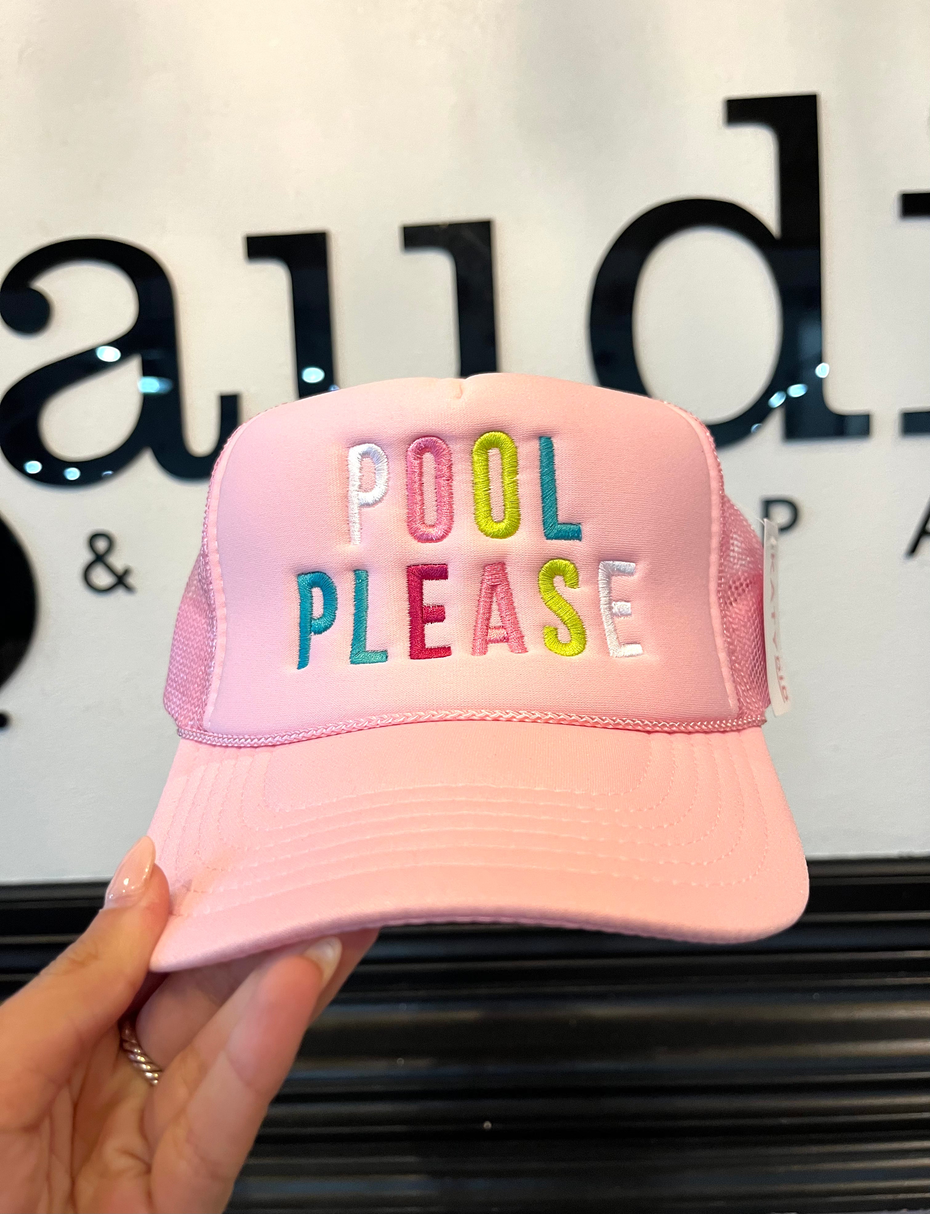 Pool Please Foam Trucker Hat