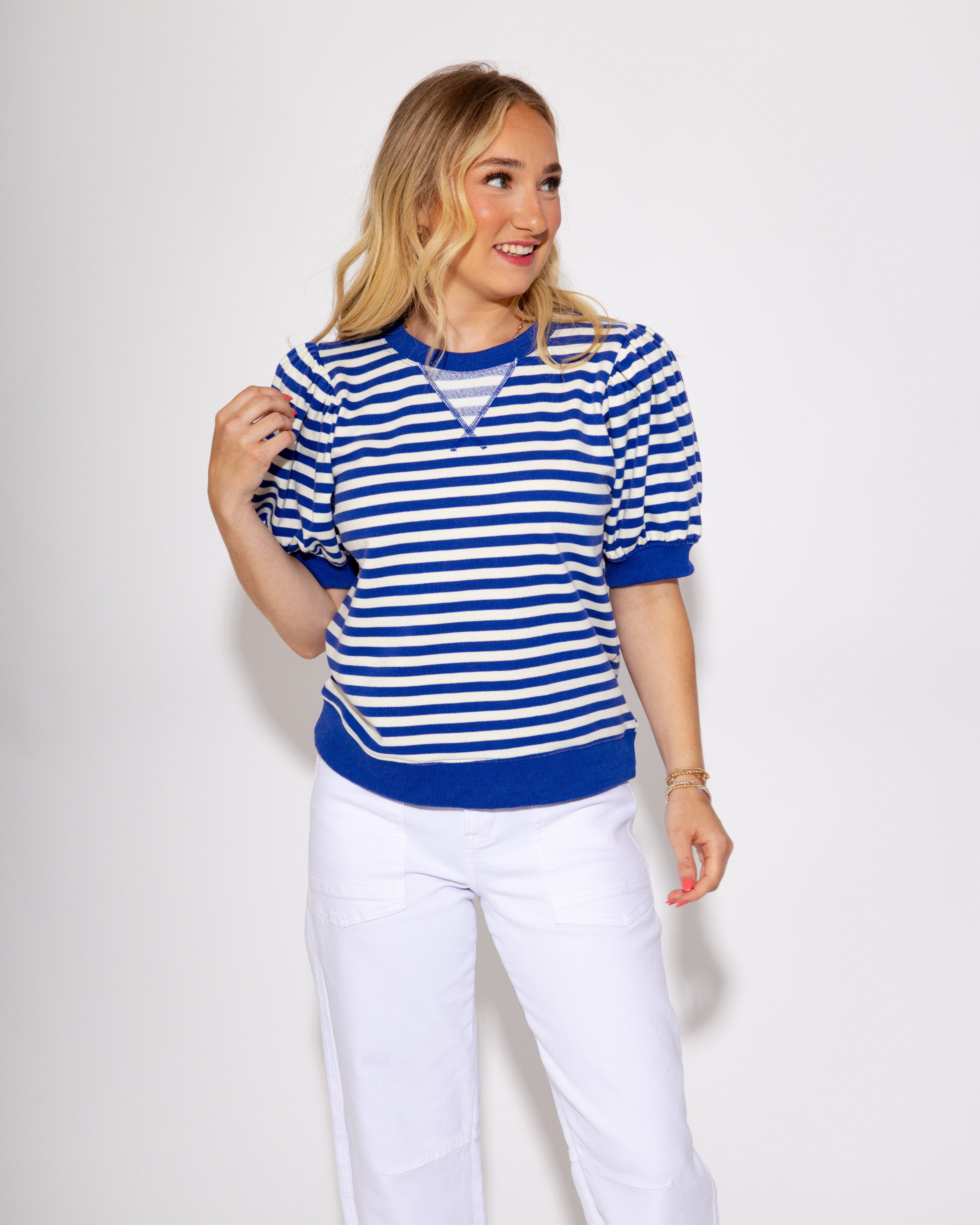 The Sideline Spirit Popover in Royal Blue