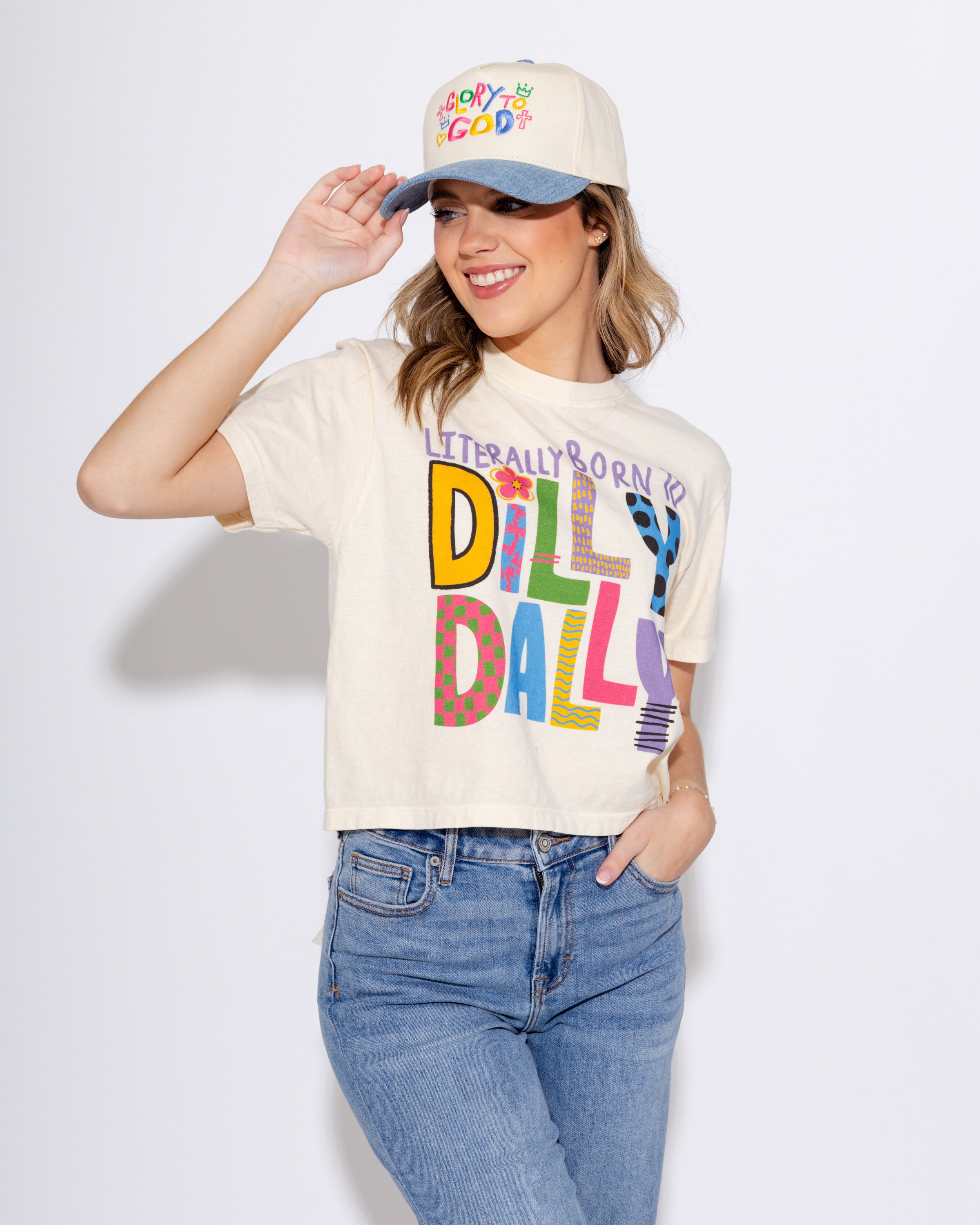 Glory To God Denim Hat