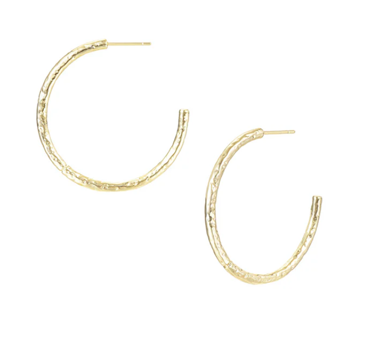 Horizon Hoop Earring in Gold