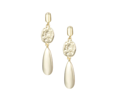 Horizon Drop Earring in Gold