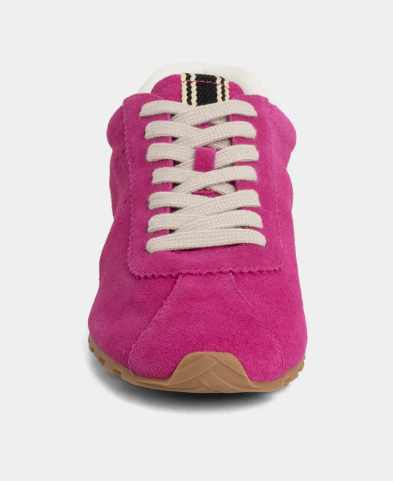 Priscilla Sneaker in Fuchsia Suede