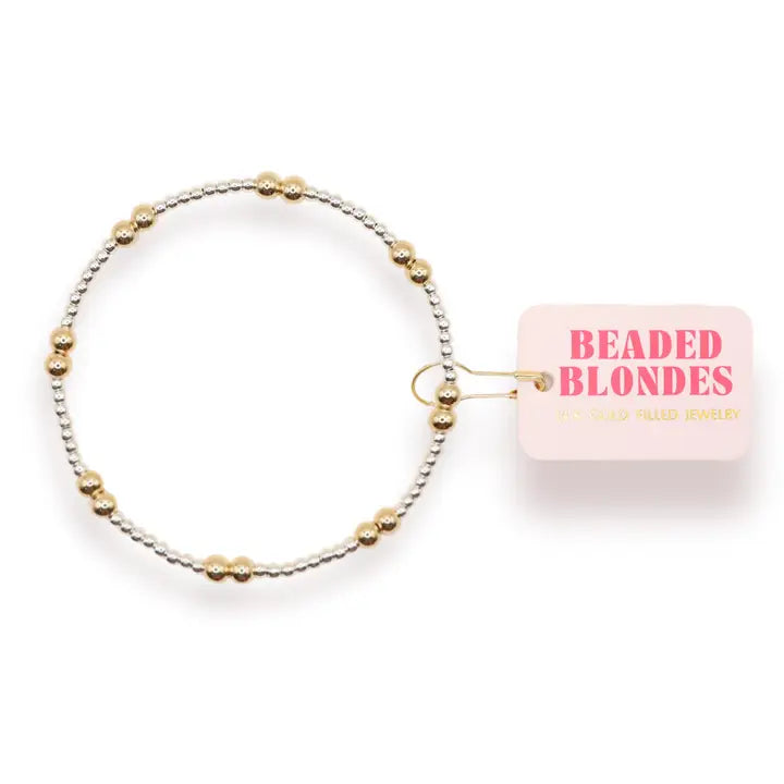Leah Bracelet in Silver with Gold