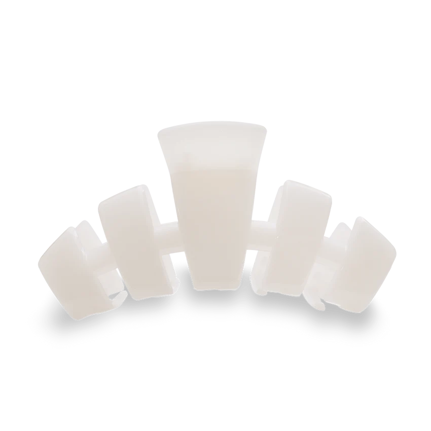 Classic Coconut White Medium Claw Hair Clip