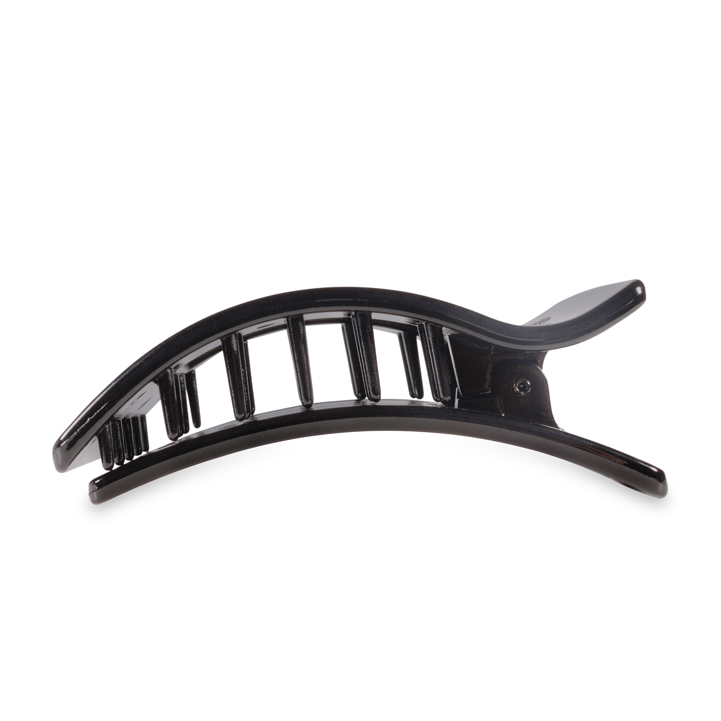 Flat Rectangle Hair Clip | Large | Jet Black