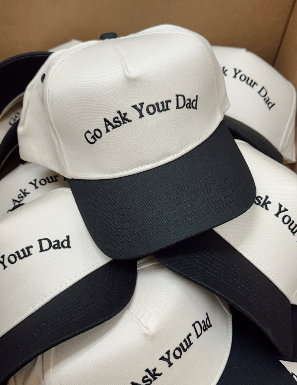 Go Ask Your Dad Vintage Trucker Hat