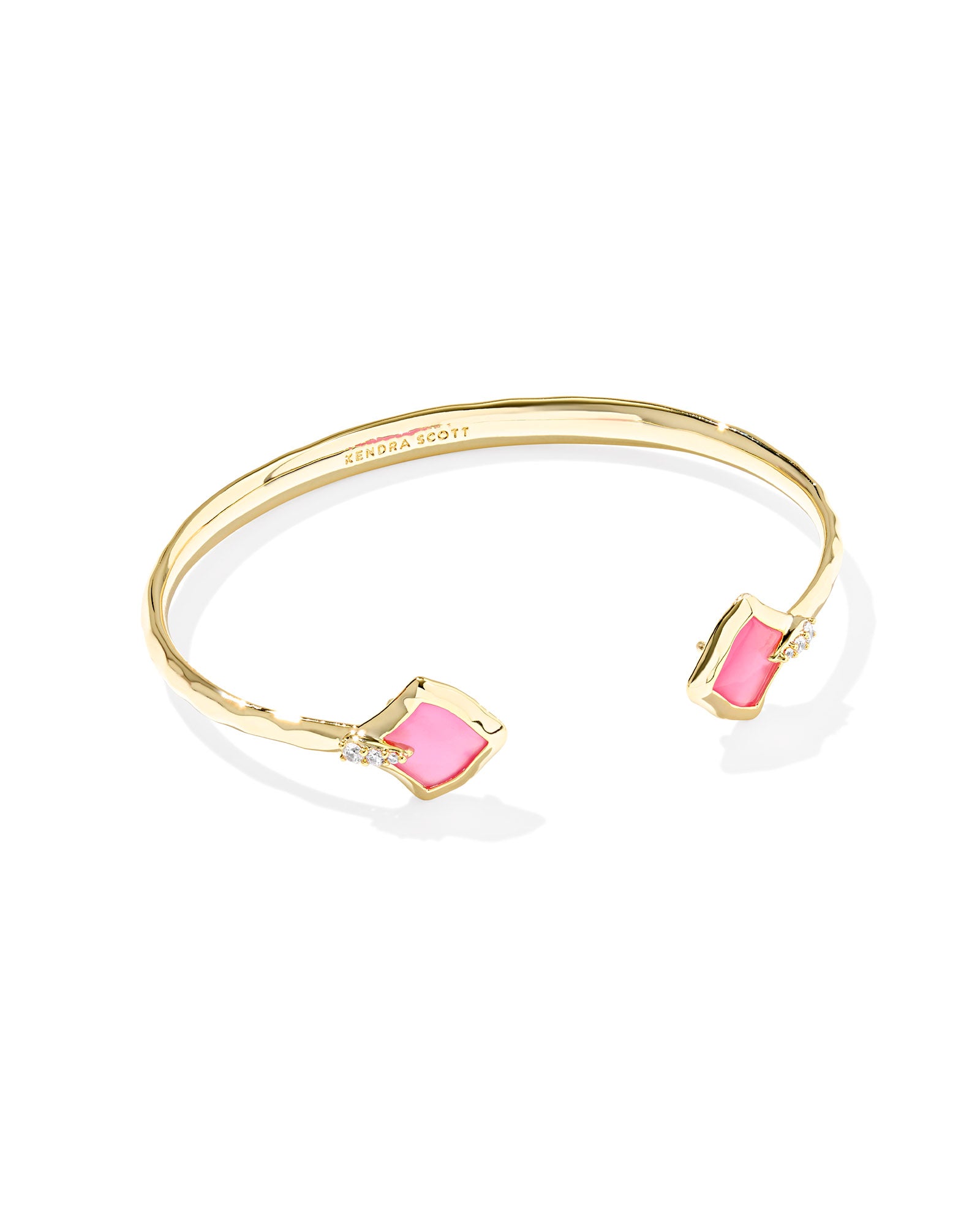 Joelle Cuff Bracelet in Gold Azalea Illusion