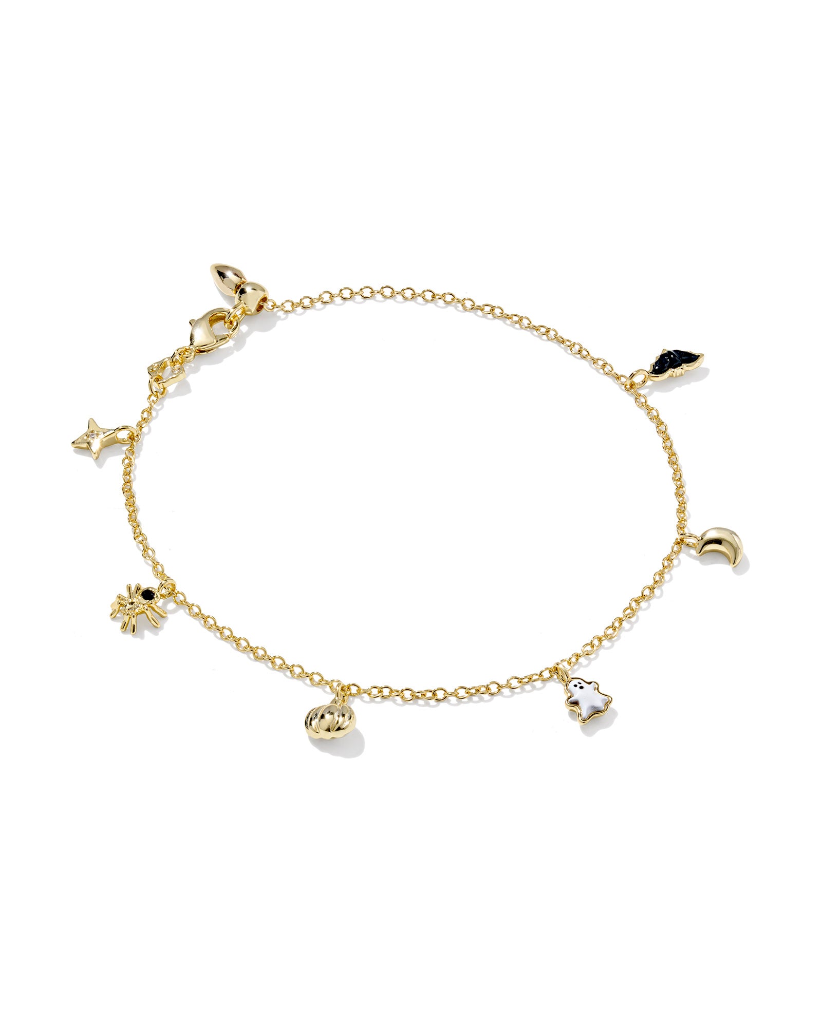 Halloween Delicate Bracelet in Gold Multi Mix