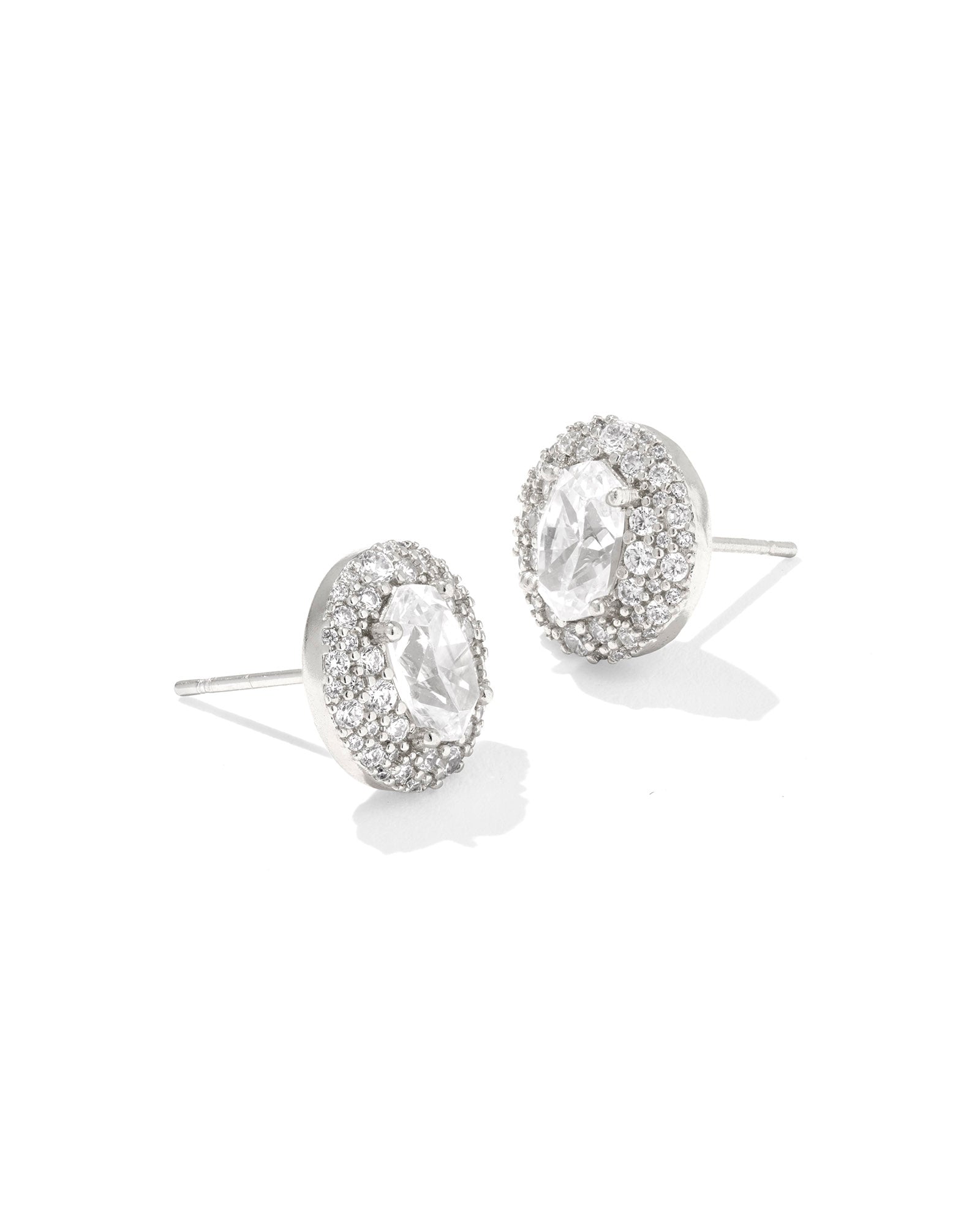 Bella Stud Earring in Silver