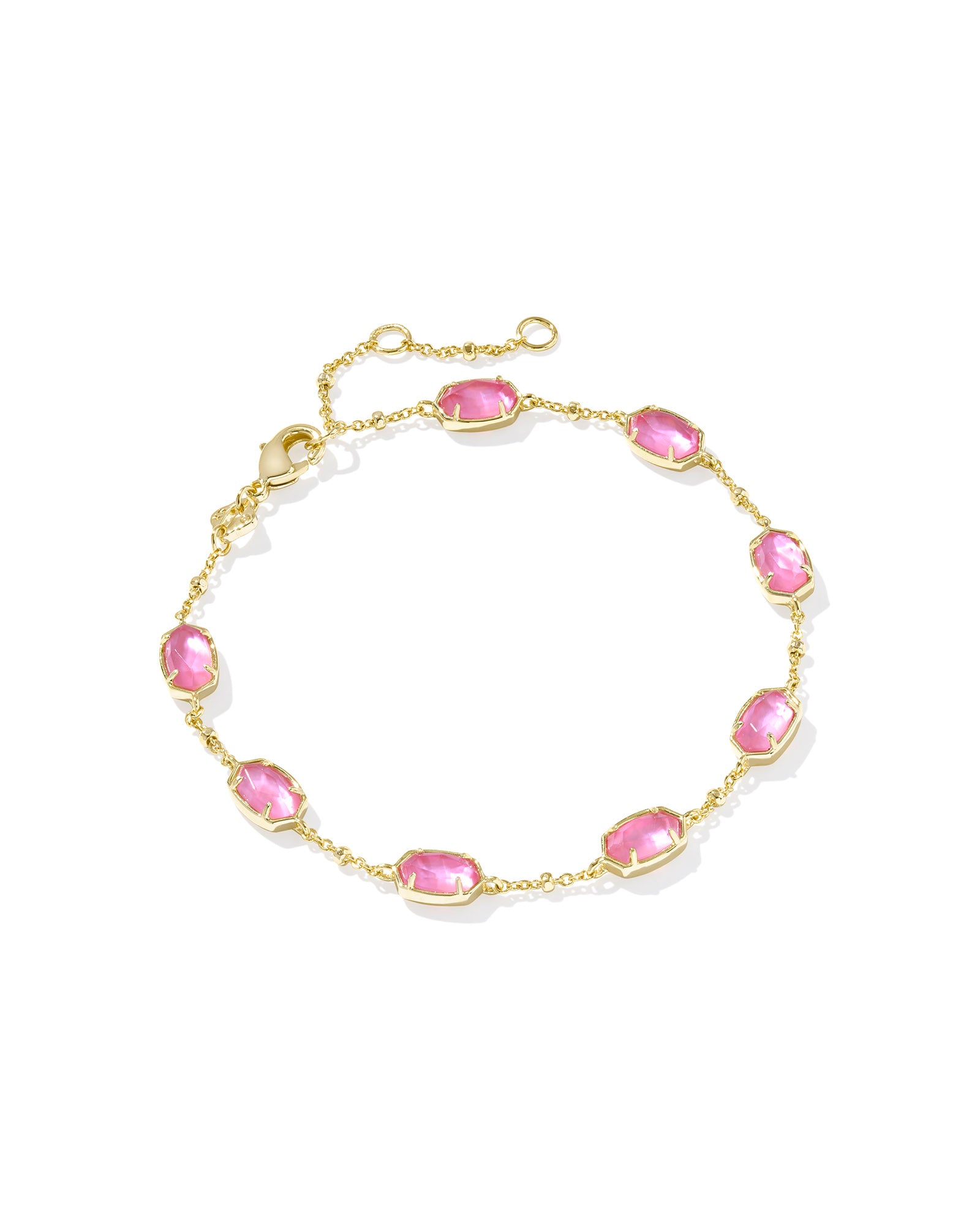 Emilie Link Bracelet in Gold Azalea Illusion
