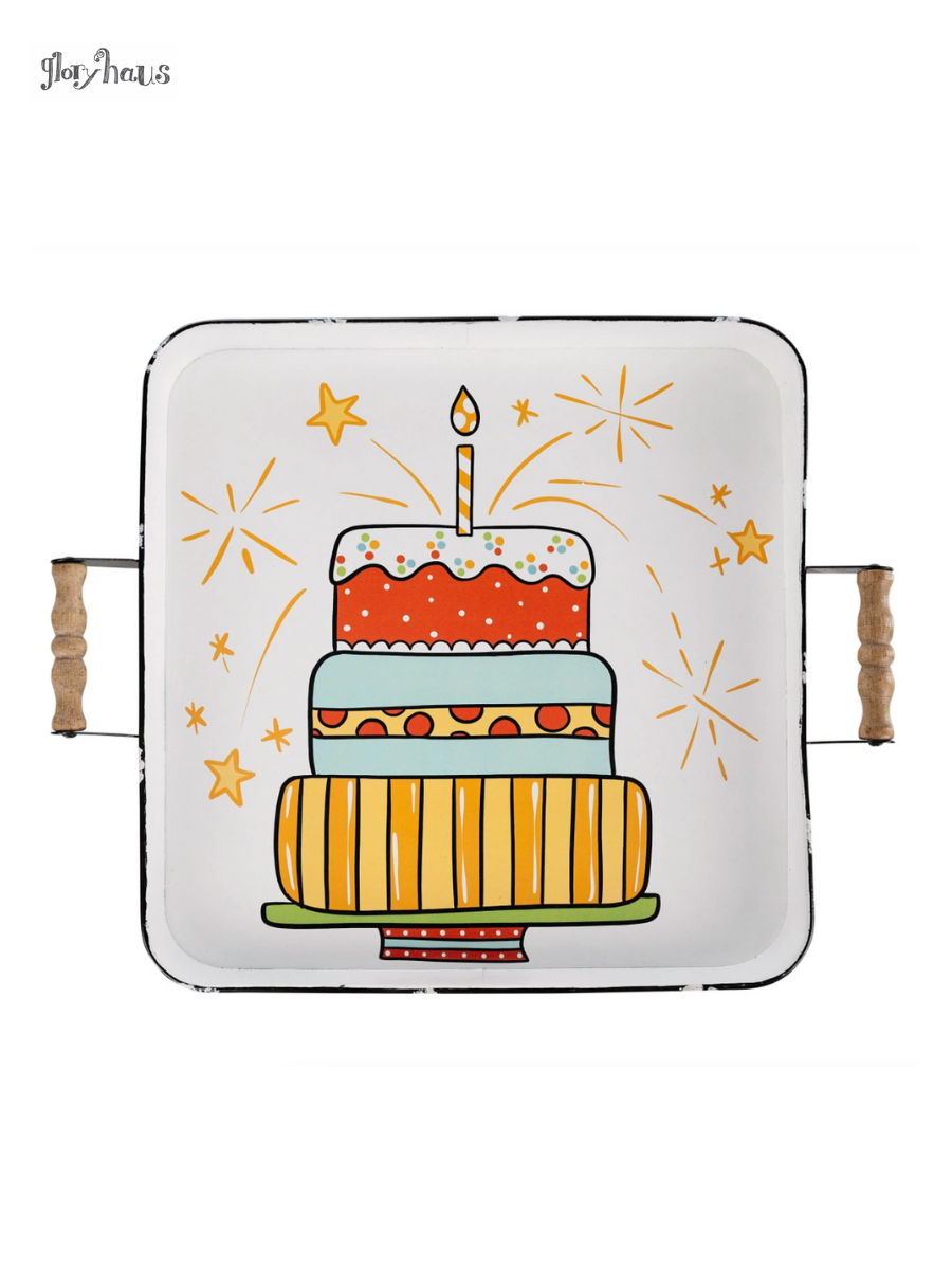 Celebrate Everything Enamel Tray