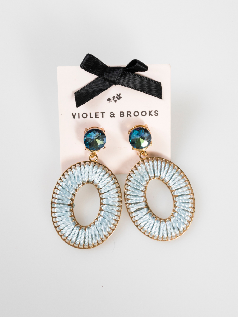 Casey Drop Earring in Blue