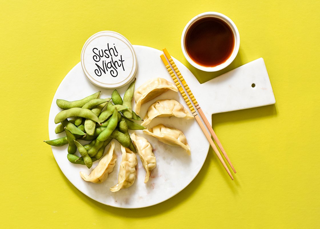 Happy Everything Mini Marble Serving Board