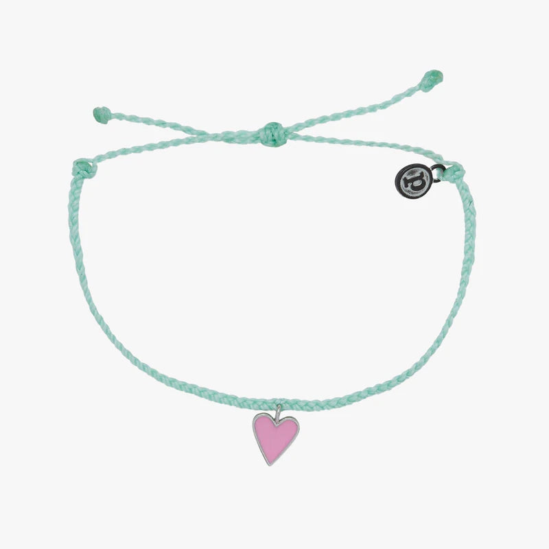 Petite Heart Baby Pink Gold Bracelet