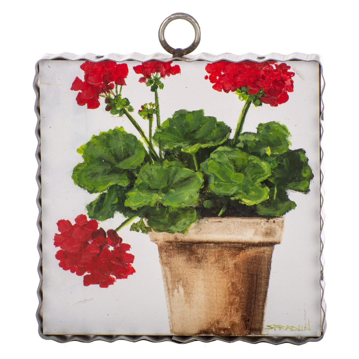 Geraniums Print Charm