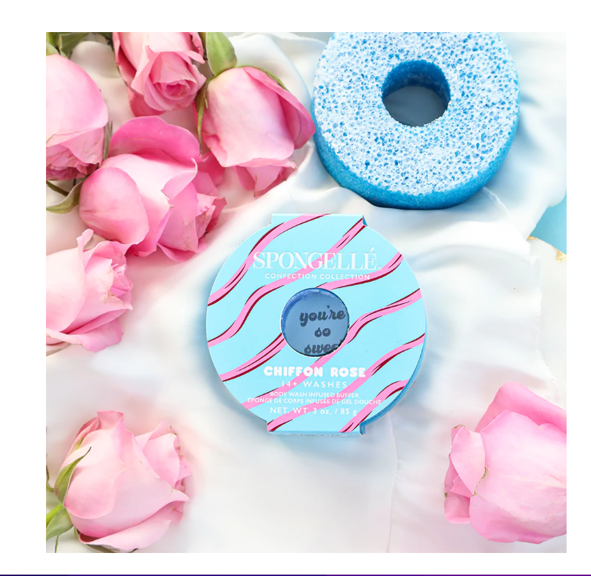 Chiffon Rose Body Buffer | Confection Collection