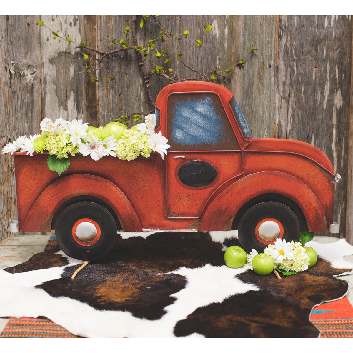 Red Pickup Truck Display