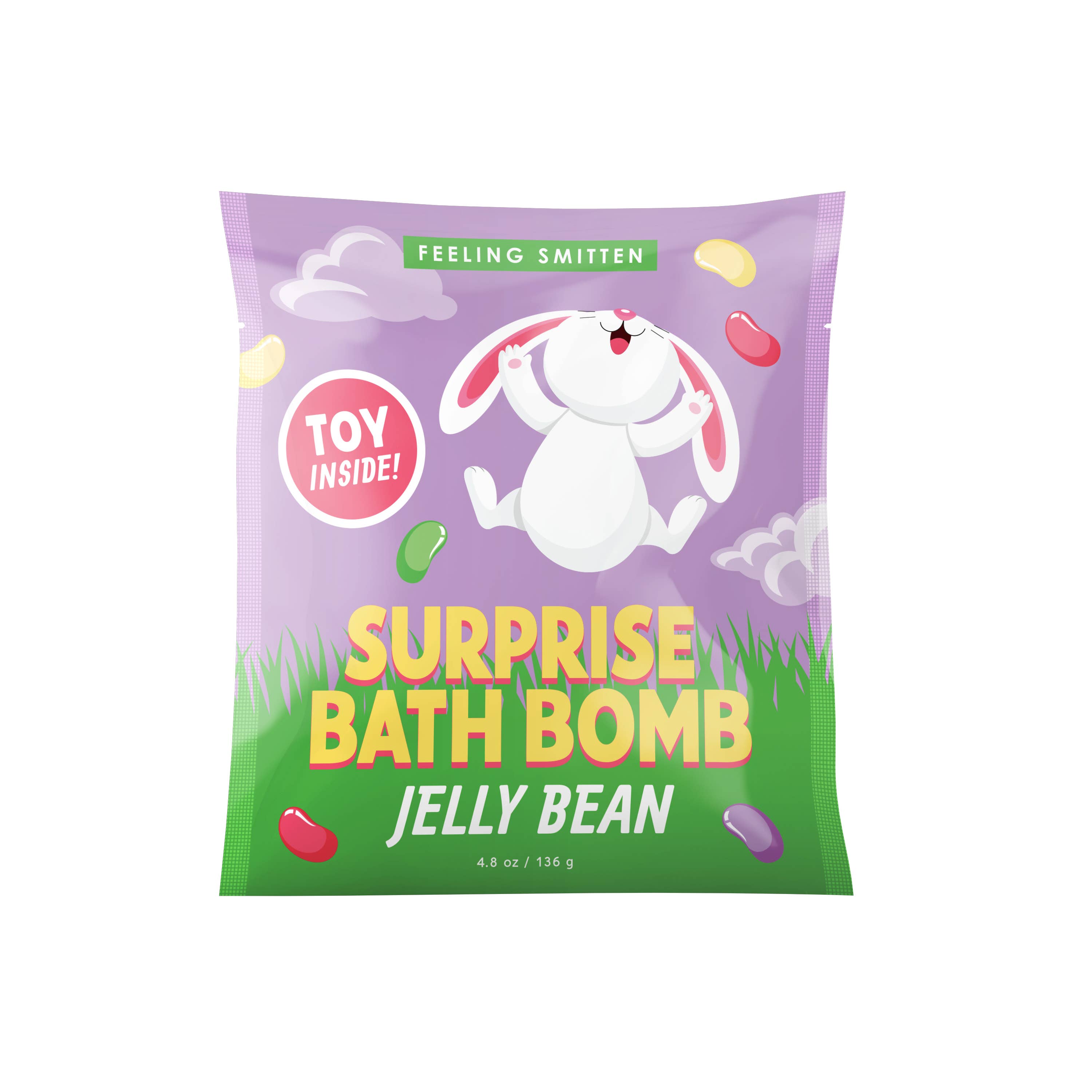 Easter Jelly Bean Surprise Bath Bomb 4.8 oz - Surprise Toy