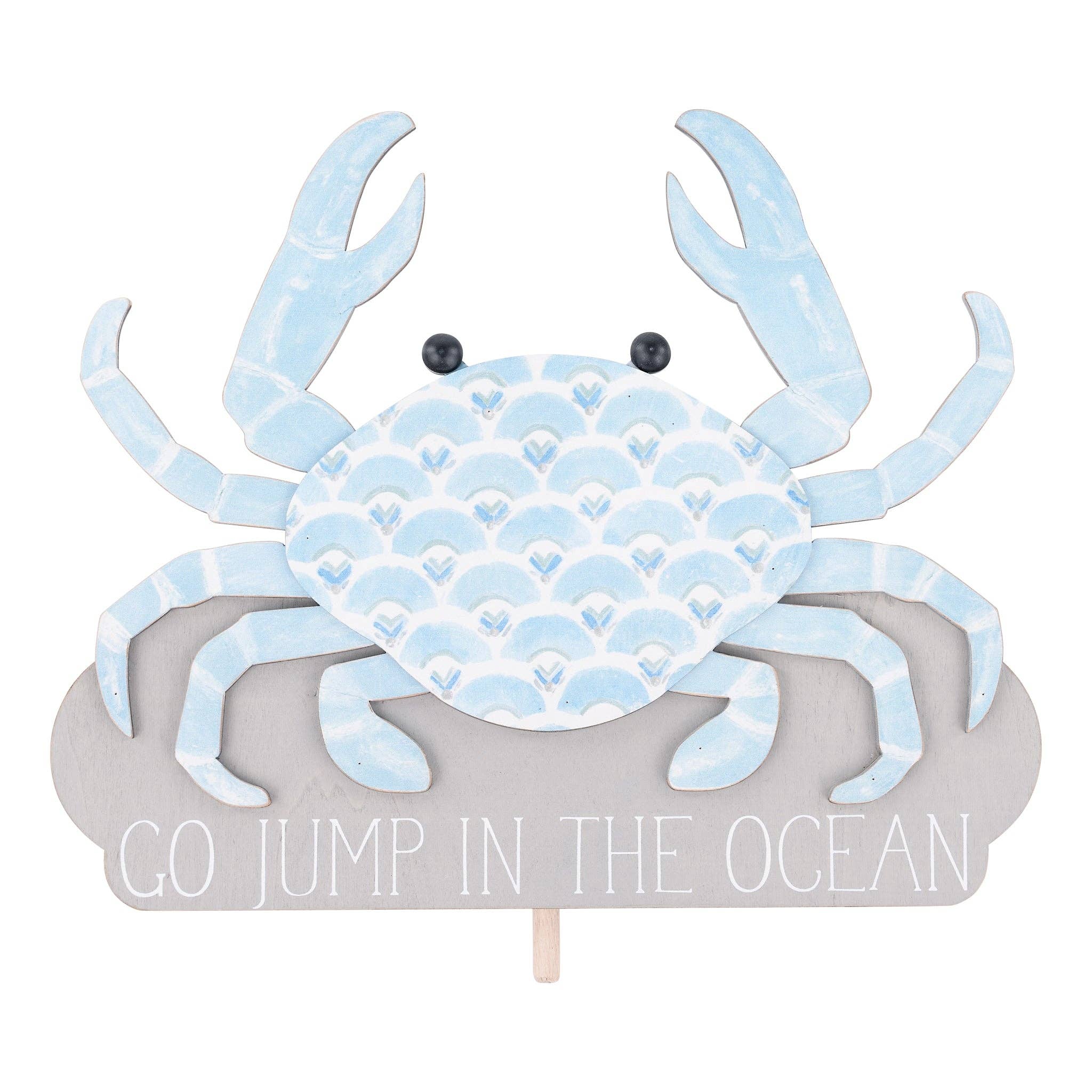 Jump in Ocean Crab Topper