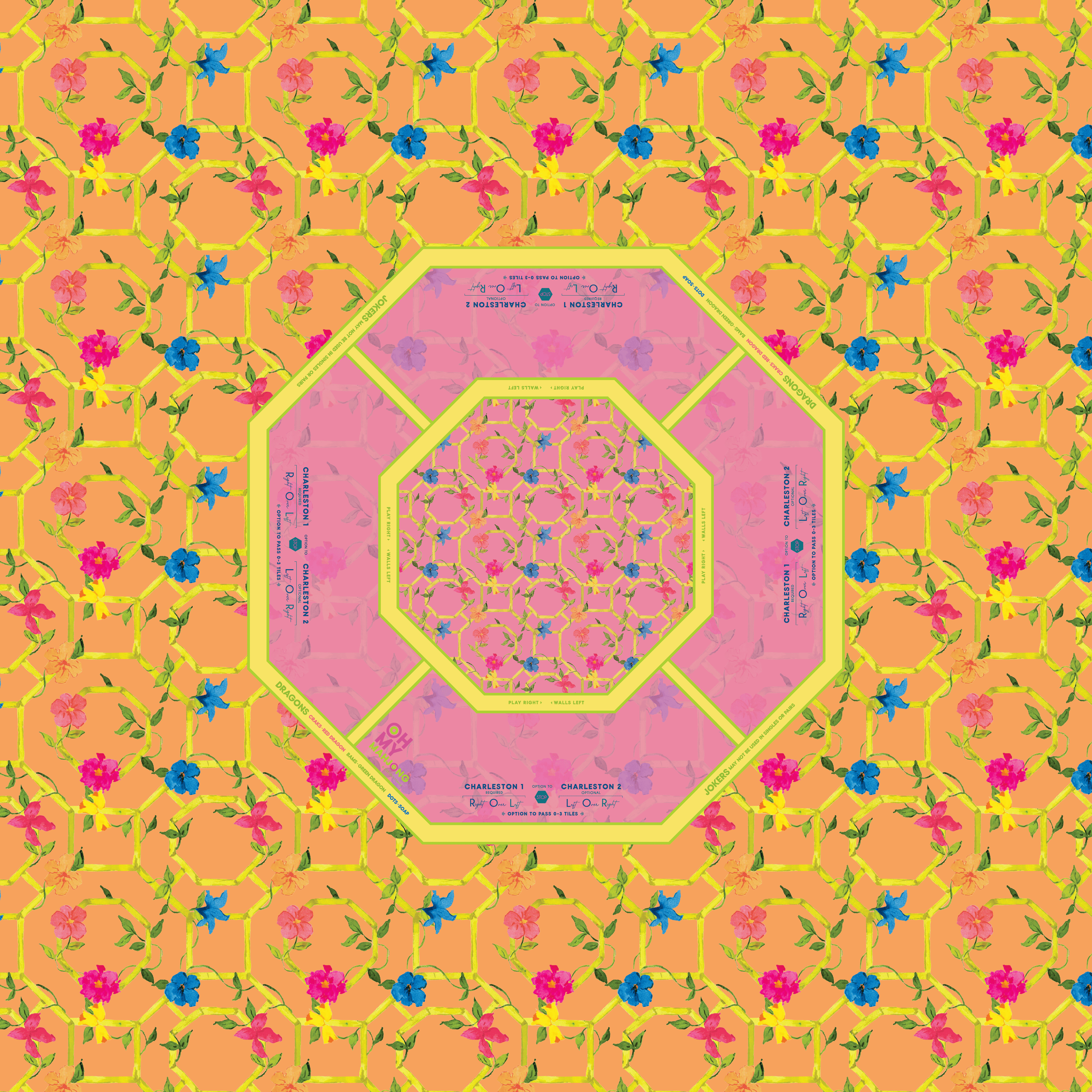 Bagua Blossom Tablecloth