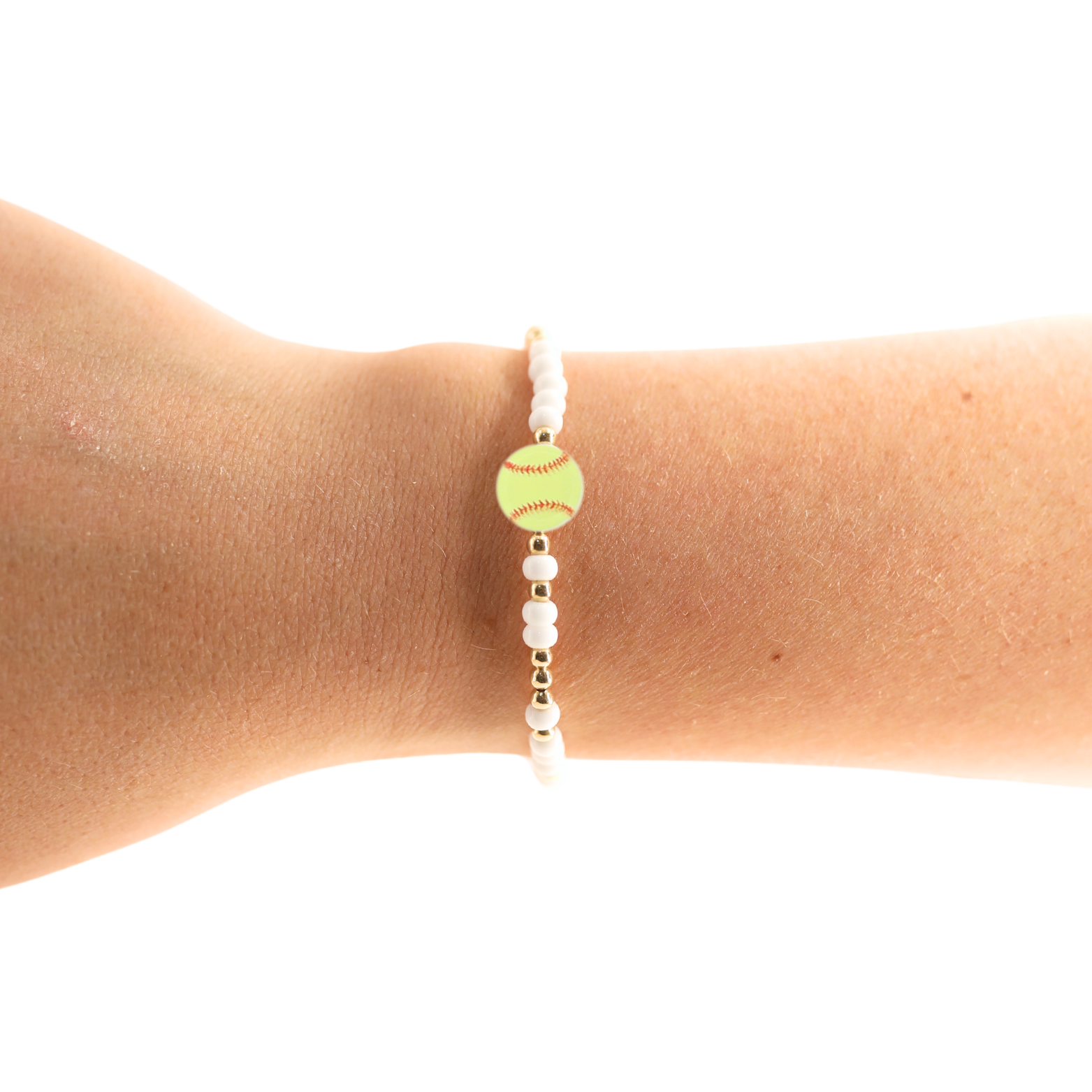 Softball Sprinkle Bracelet (Kids Size)