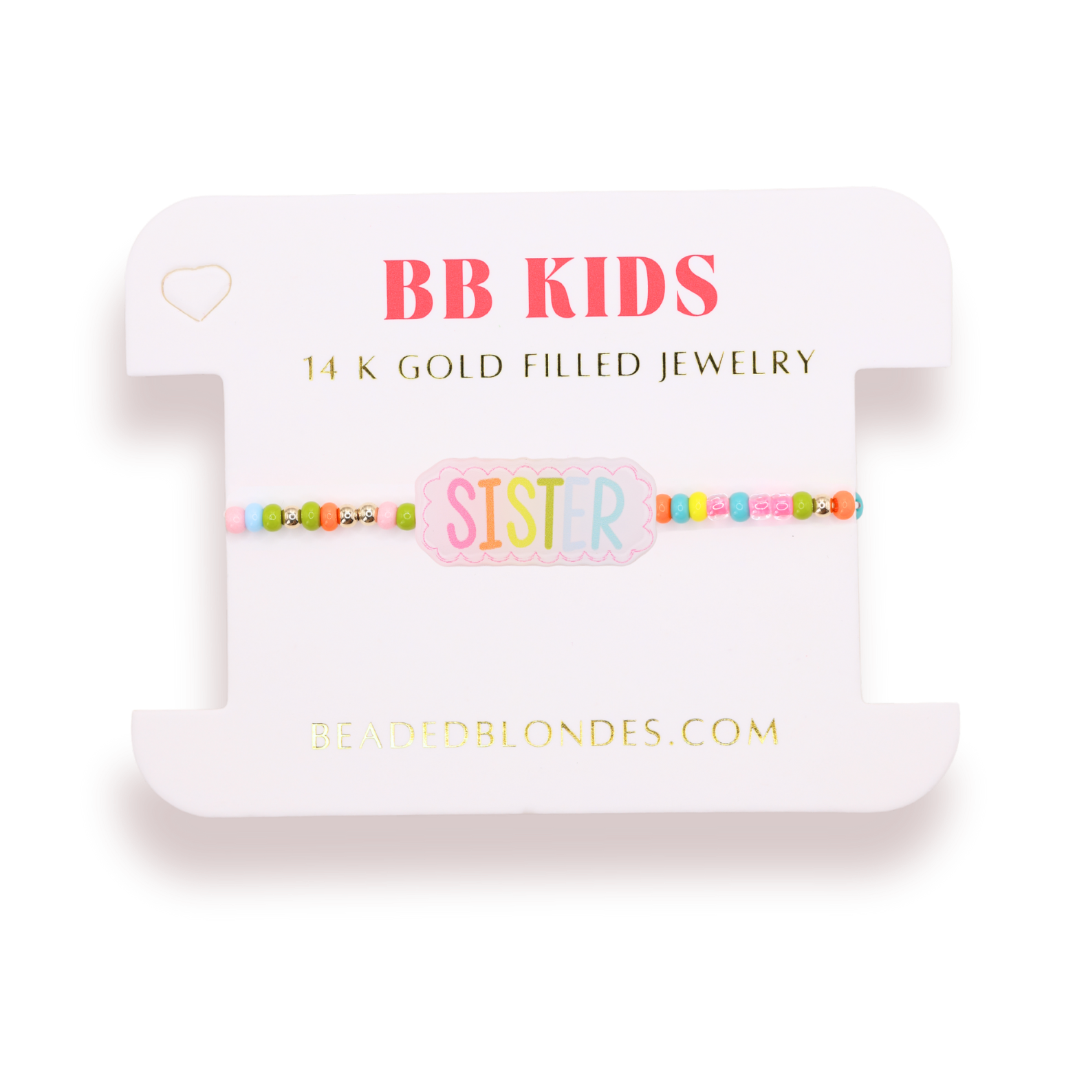 Sister Bracelet on Color (Kid Size)
