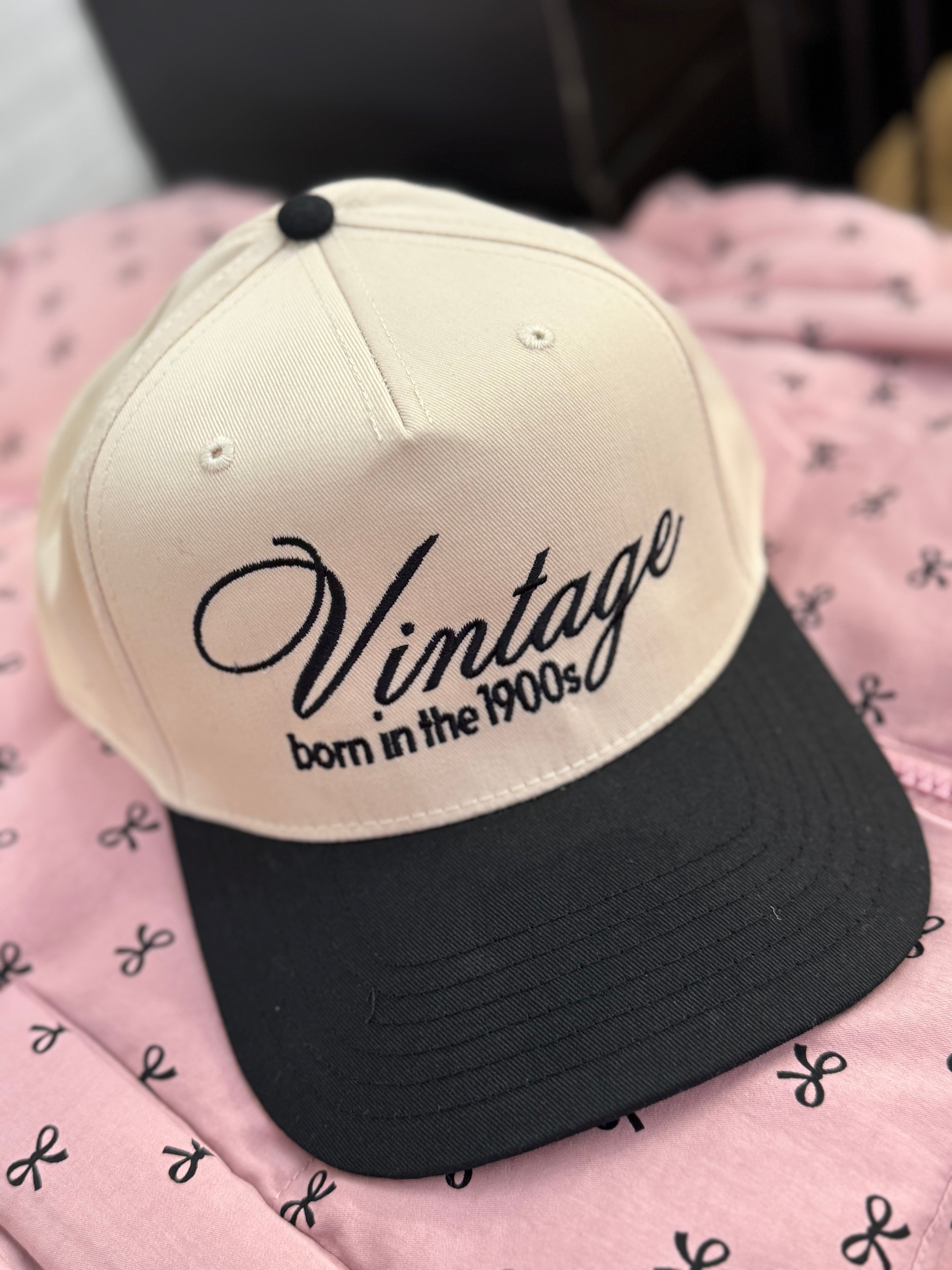Vintage 1900s 5 Panel Hat