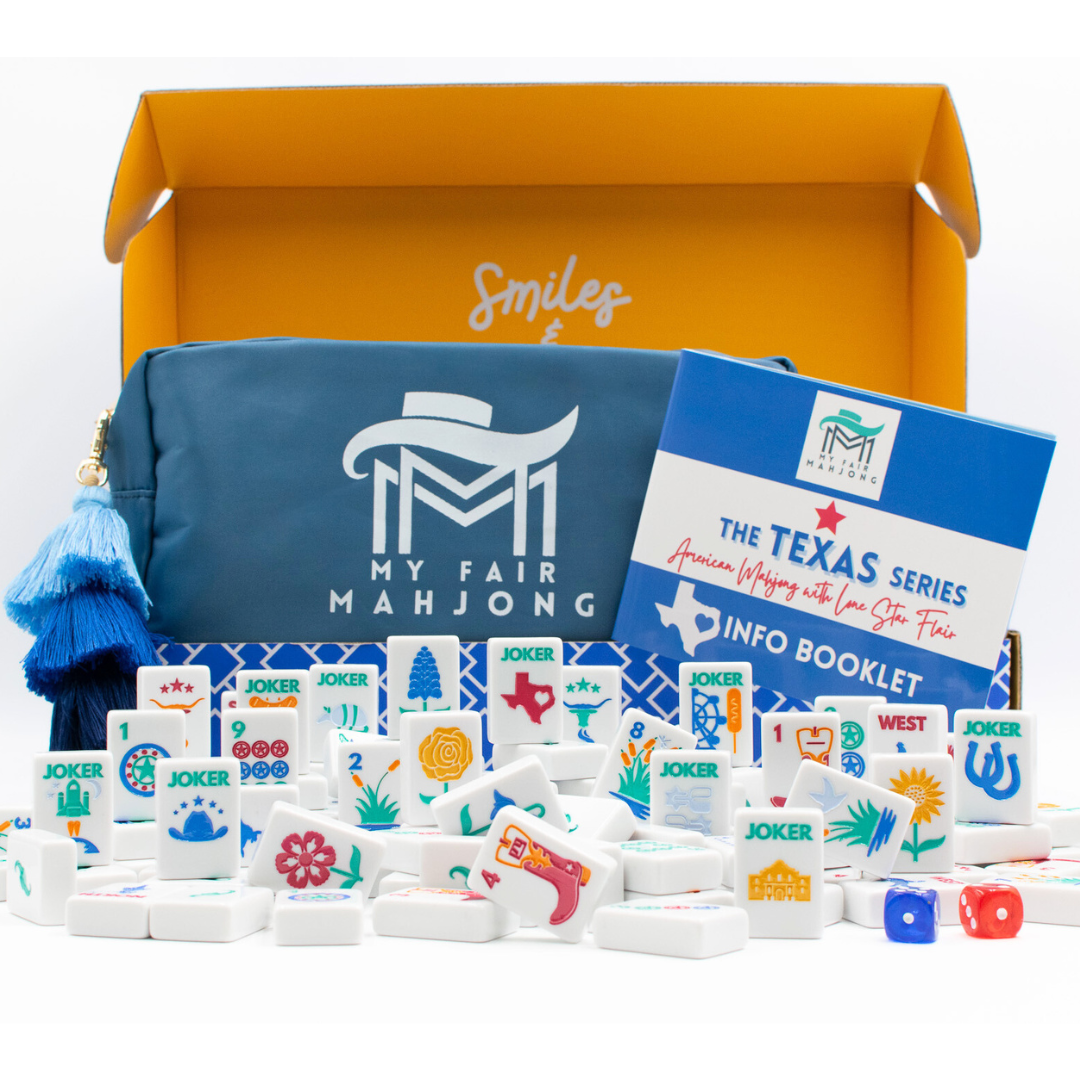 THE TEXAS SERIES  |  Mahjong with Lone Star Flair  |  Mesquite White Tile