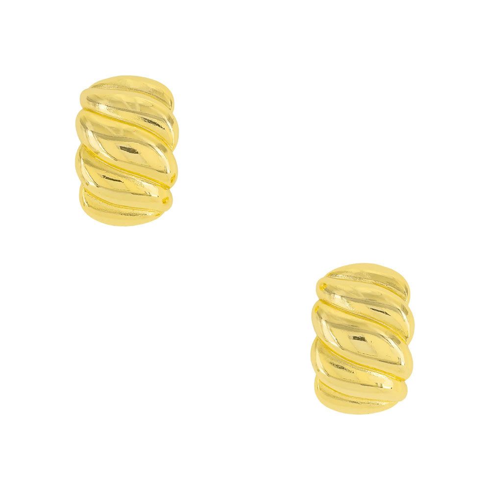 Swirl Gold Earring