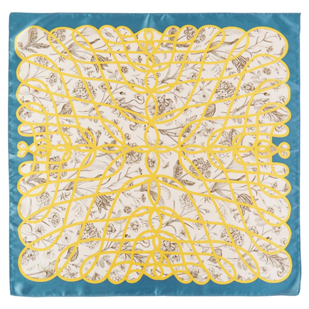 Swirl Pattern Silky Scarf