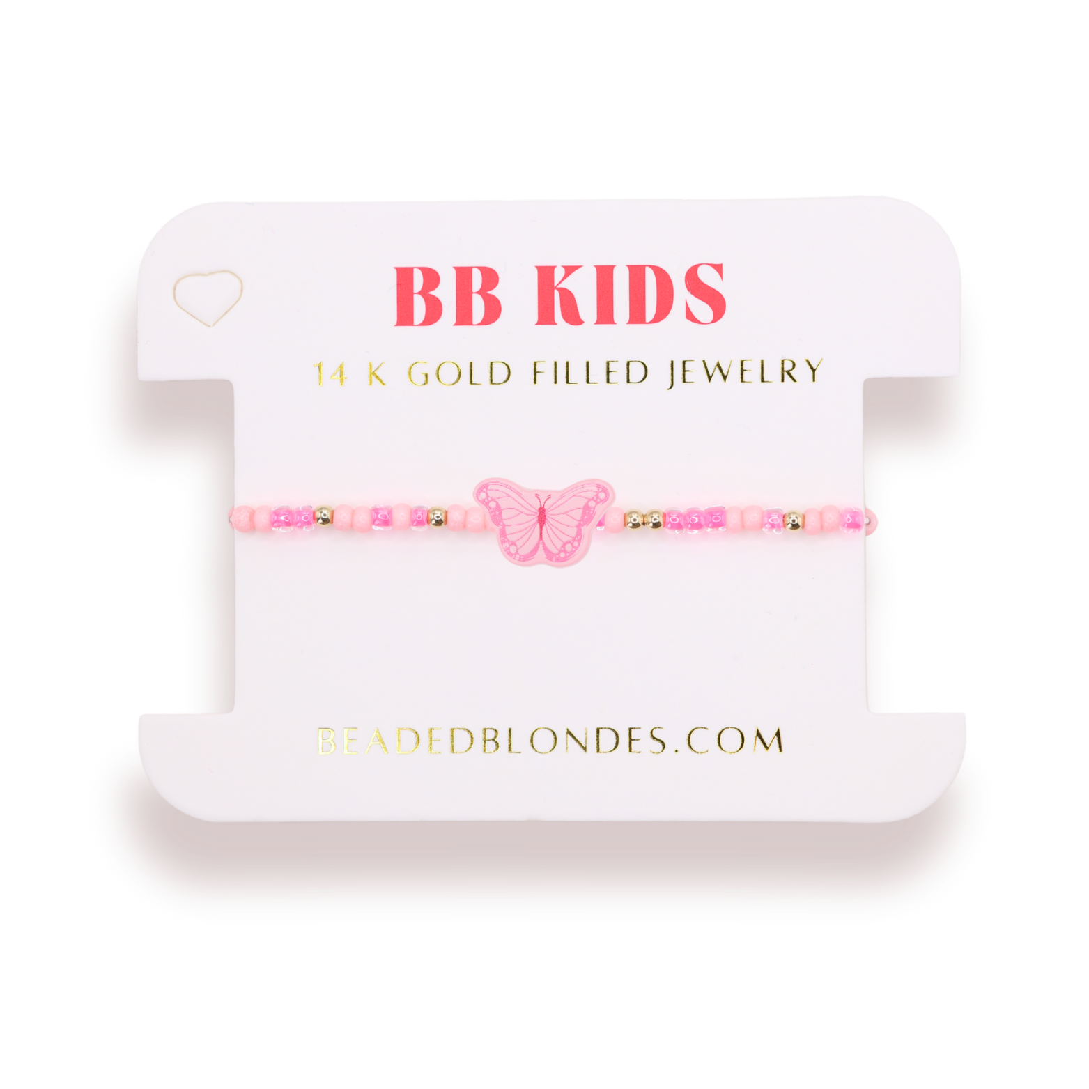 Butterfly Bracelet on Color (Kids Size)