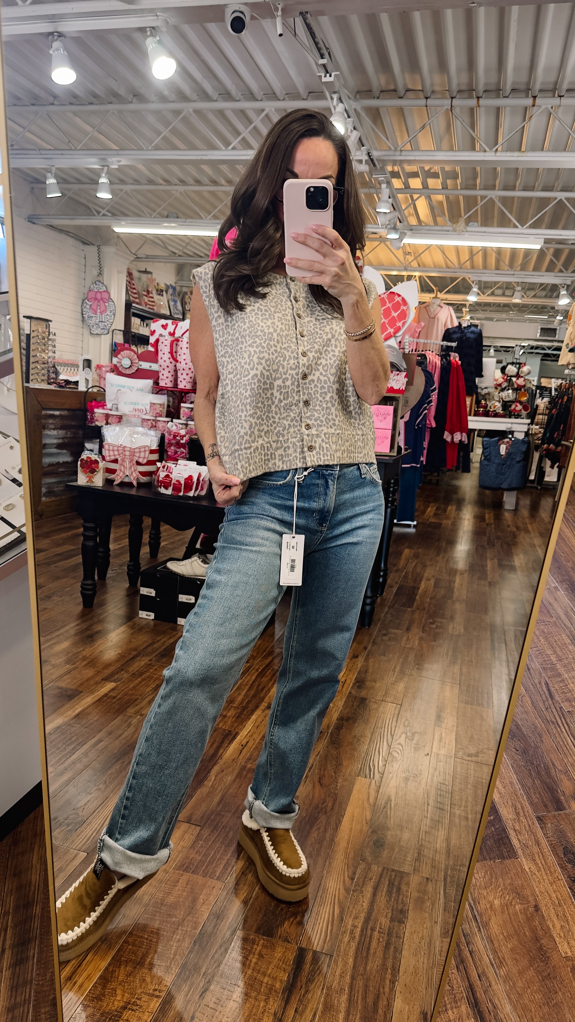 Vintage Leopard Print Tank