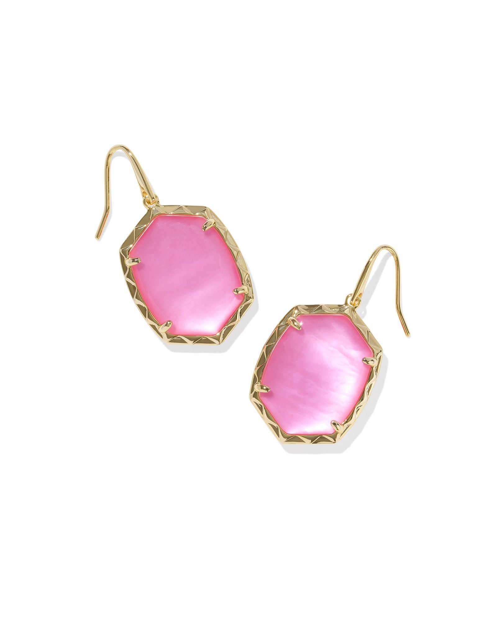 Daphne Drop Earring in Gold Azalea Illusion