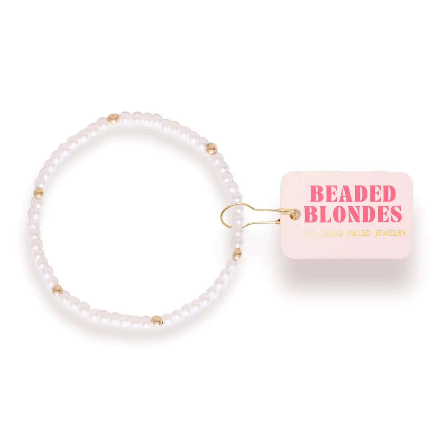 Lilly Pearl Bracelet in Gold