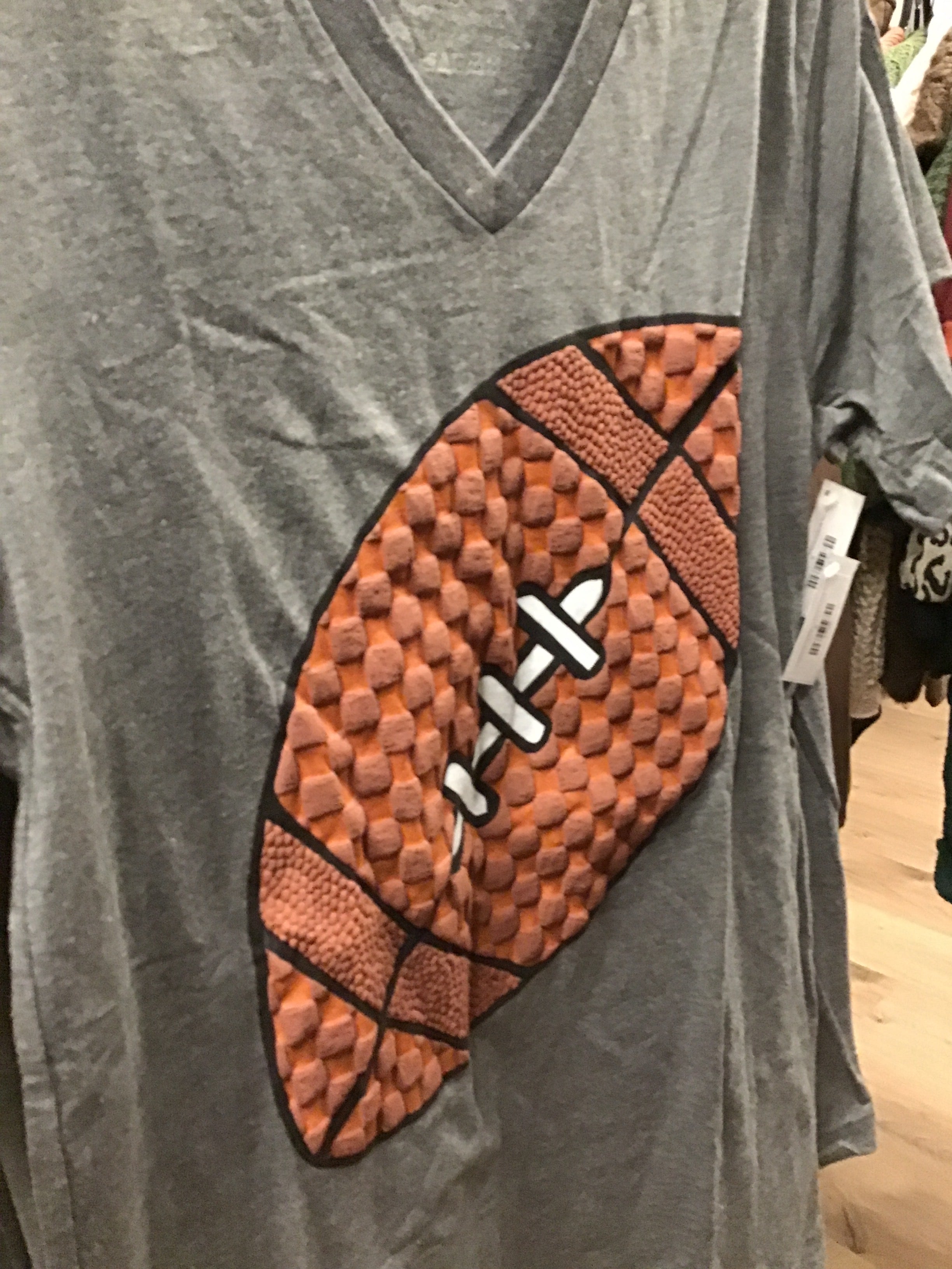 Checkered Football Tee