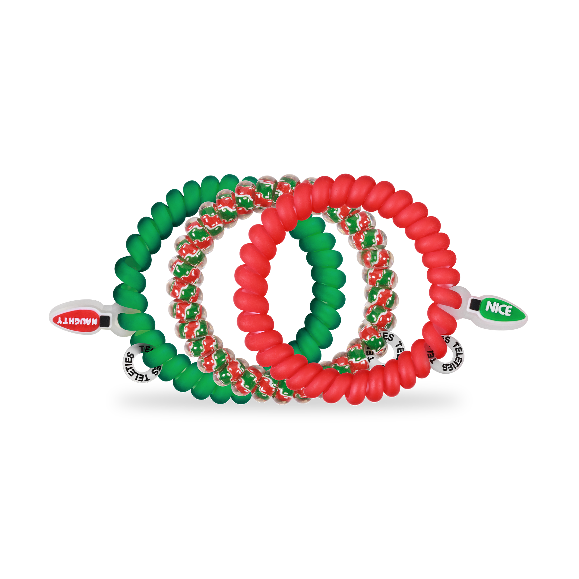 Spiral Hair Coils | Small | Naughty or Nice Hair Ties