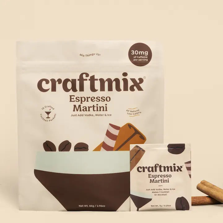 Espresso Martini Cocktail Mixer - 12 Serving Multipack