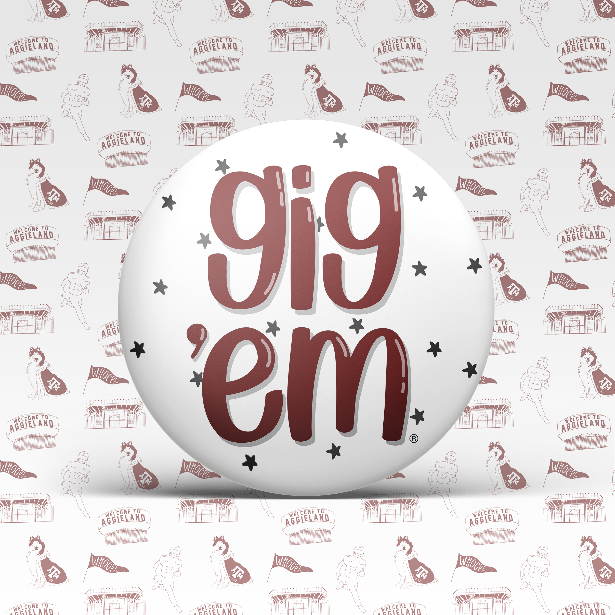 Texas A&M Game Day Buttons | Gameday Pins