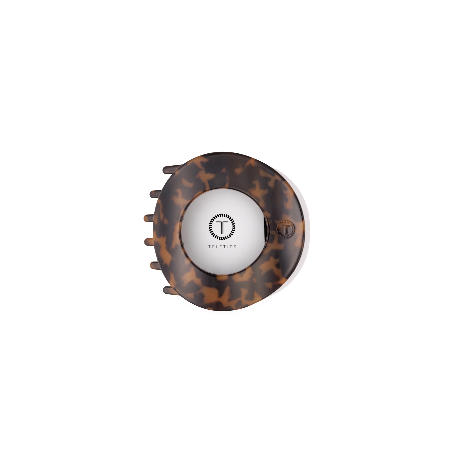 Tortoise | Small | Flat Circle Hair Clip