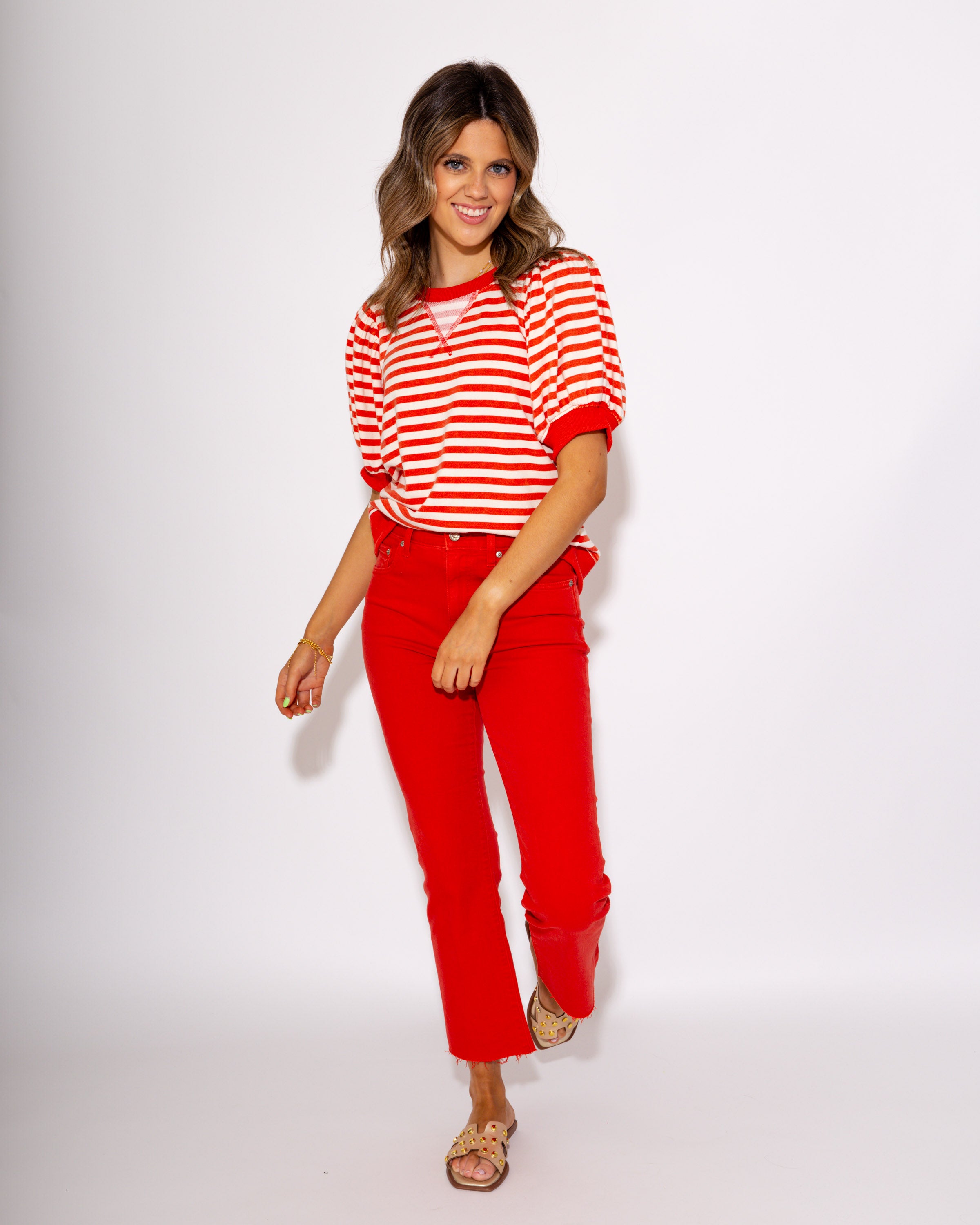 The Sideline Spirit Popover in Red