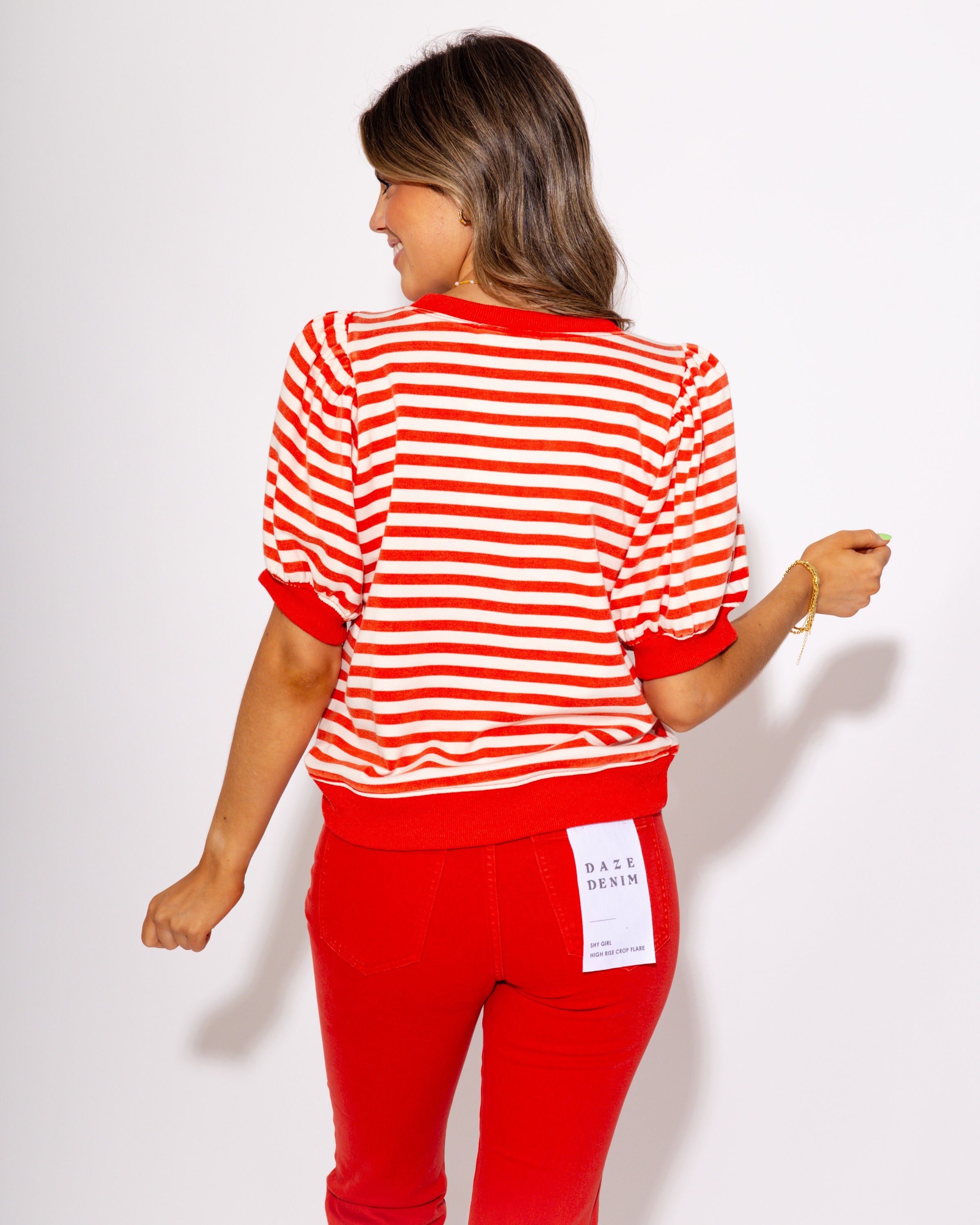 The Sideline Spirit Popover in Red